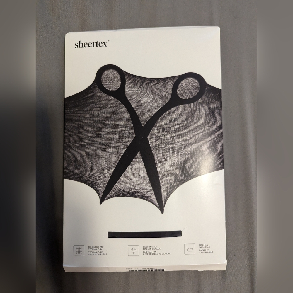 NWT Sheertex Control Top Rip-Resist Tights in Charcoal size XL